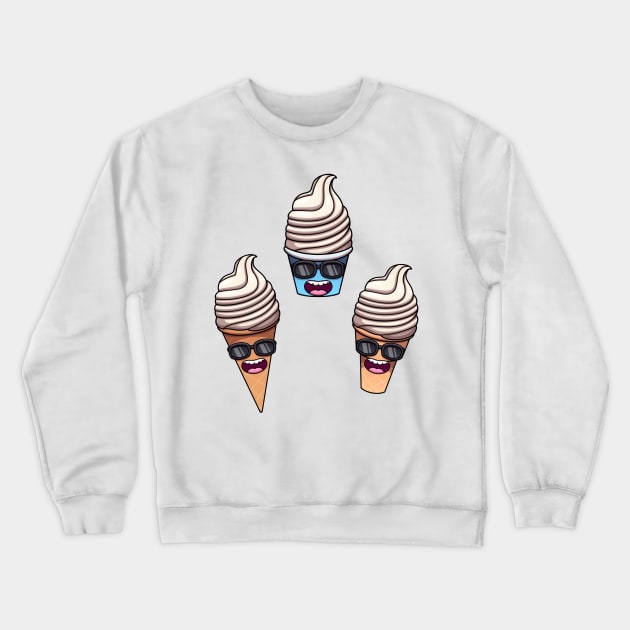 Cool Whipped Ice Cream Crewneck Sweatshirt by TheMaskedTooner